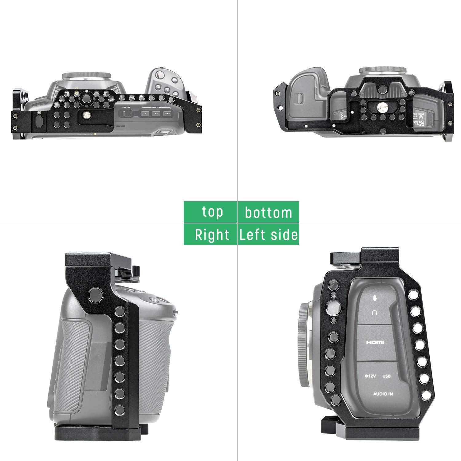 Amazon.co.jp: FANSHANG BMPCC 4K カメラケージ Blackmagic Design